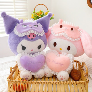25/35cm Boneca de Pelúcia Sanrio Kuromi My Melody Brinquedos de Pelúcia Kawaii Presente de Aniversário Brinquedos de Pel em Oferta na Shopee