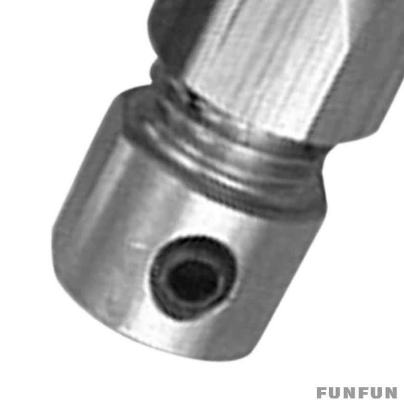 [Funfun] Acoplador De Pinça De Metal Eixo De 4 Mm Adaptador De Acoplamento Flexível Armário De Do Motor Para Barcos RC A