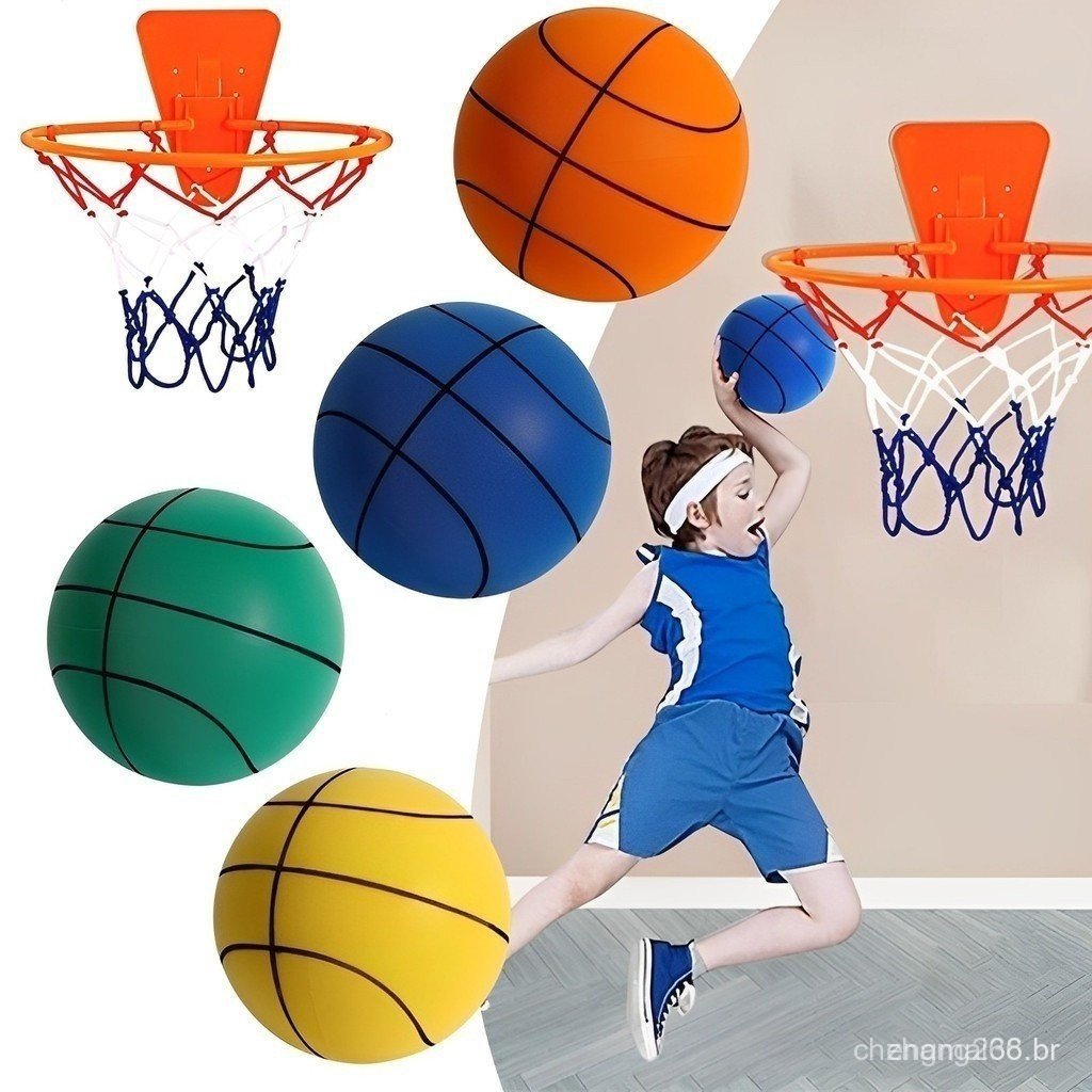 Basquete silencioso, bola de treinamento elástica silenciosa DJ9P