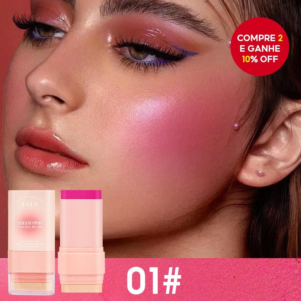 TVLV Matte 6 Cores Sólido Blush Stick Natural Nude Maquiagem Batom Multiuso À Prova D'água Resistente Ao Suor Rouge Crem