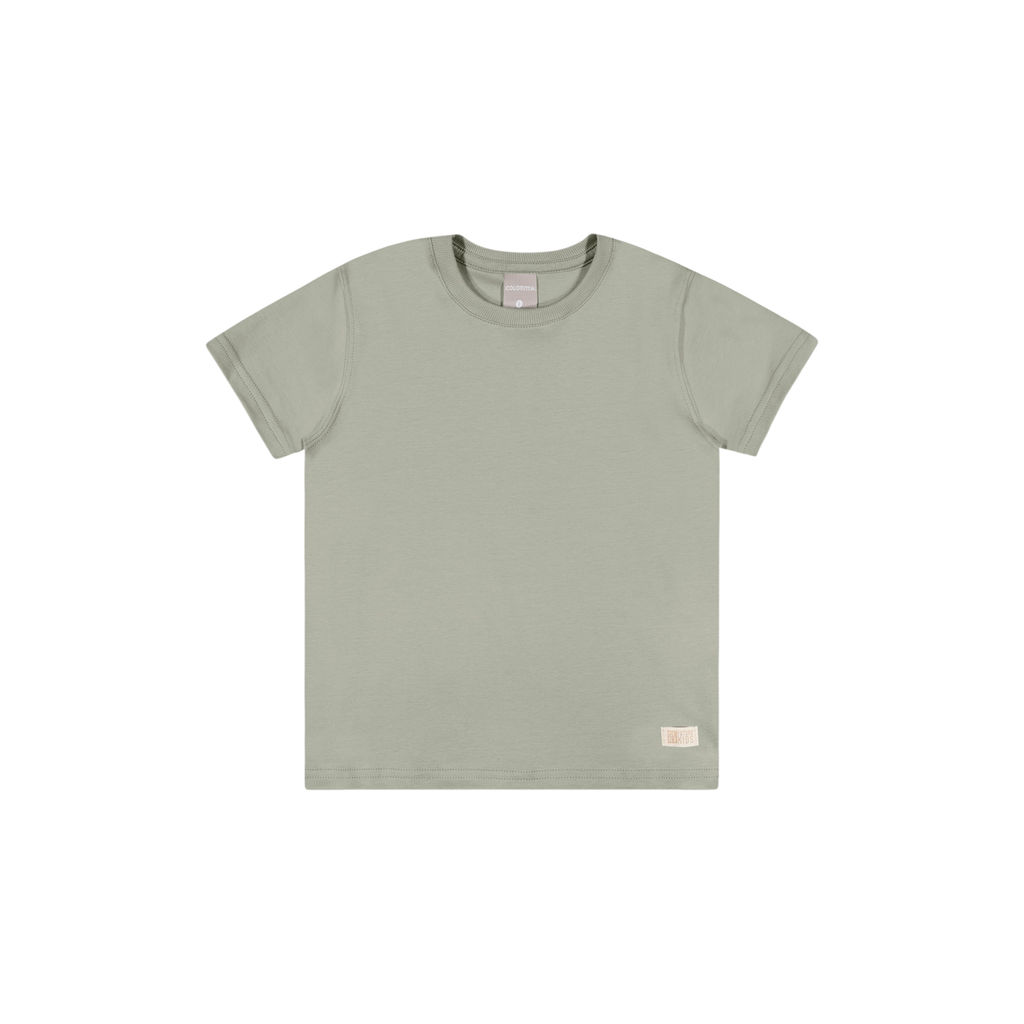 Camiseta Curta Infantil Menino Suedine Colorittá Verde