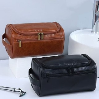 Maleta de Viagem Masculina Grande Capacidade, Necessaire Dobrável para Barbear, Organizad…