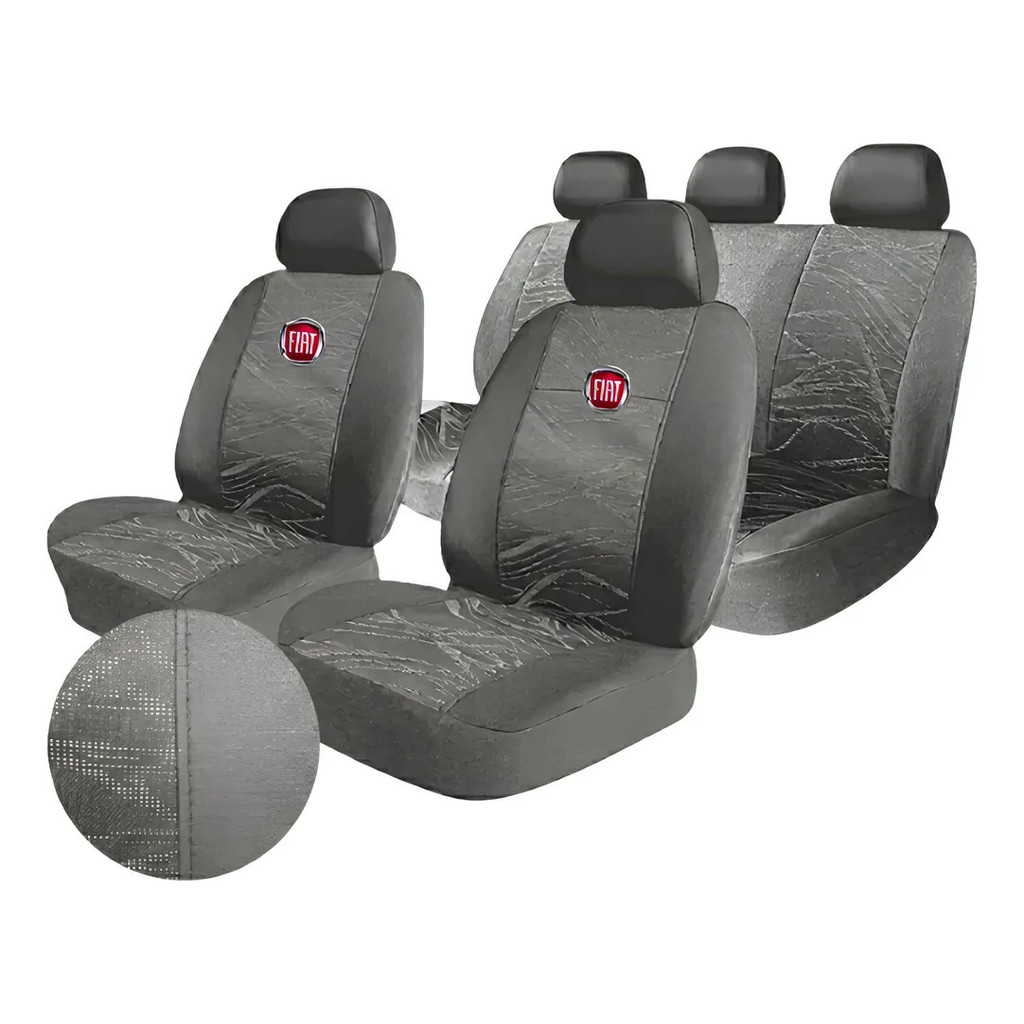 Capa De Banco Automotivo Carro Tecido Grosso Original Fiat