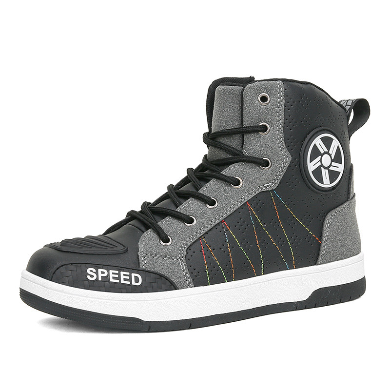 Sapatos Masculinos Para Motocicleta , Botas De Equitação , Proteção Tornozelo , Antiderrapante , Resistente Ao Desgaste