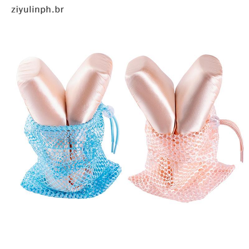 ziyulinph Saco De Balé Com Cordão Azul Champanhe Cor Dança Para Meninas Bailarina Pointe Sapatos Sacos Ballet Acessórios
