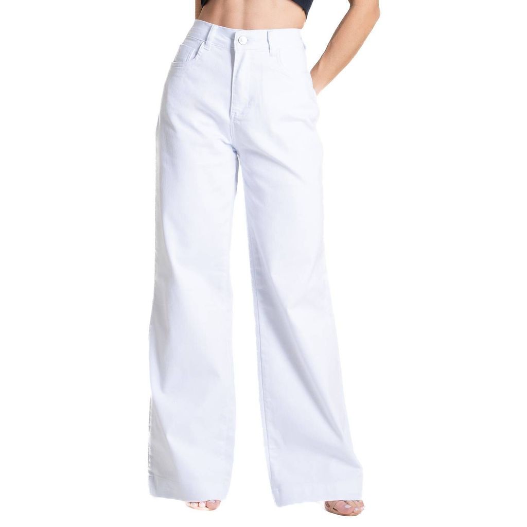 Calça Sarja Sawary Wide Leg - 283154
