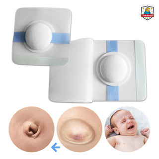 Remendo para Hérnia Umbilical Infantil – 3/6/9 Unidades, Descartável, com Suporte Adesivo e Material 