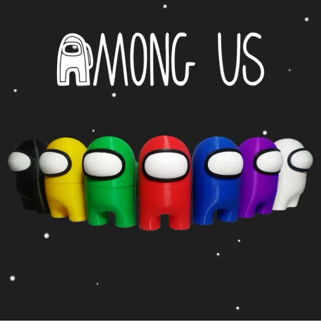 Boneco Among Us Decorativo 3D | Miniatura Geek para Mesa Gamer, Estante e Coleção | PLA Premium