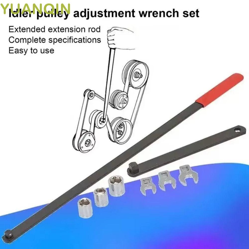 YUANQINZT 8 Peças Ferramenta De Ajuste De Tensão De Correia , Conjunto De Ferramentas Polia Intermediária De Extremidade