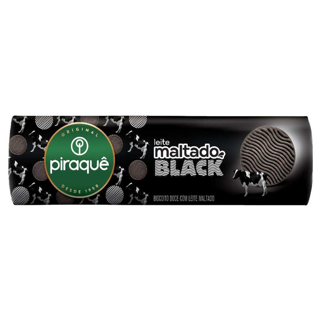 Biscoito Piraquê Black Maltado 132g