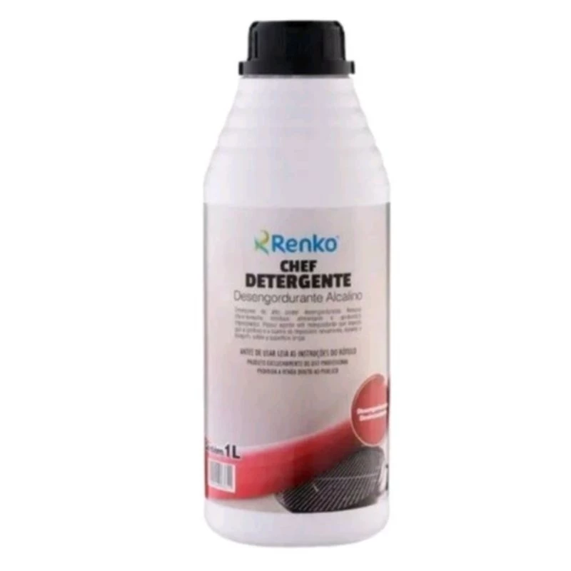 Chef Detergente Concentrado Desengordurante Alcalino - Desincrustante De Panelas Formas Renko 1L