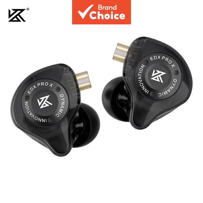 KZ EDX PRO X Fones De Ouvido HiFi Driver Dinâmico Magnético IEM Bass Monitor De Música Esportiva Com Microfone Para Uso