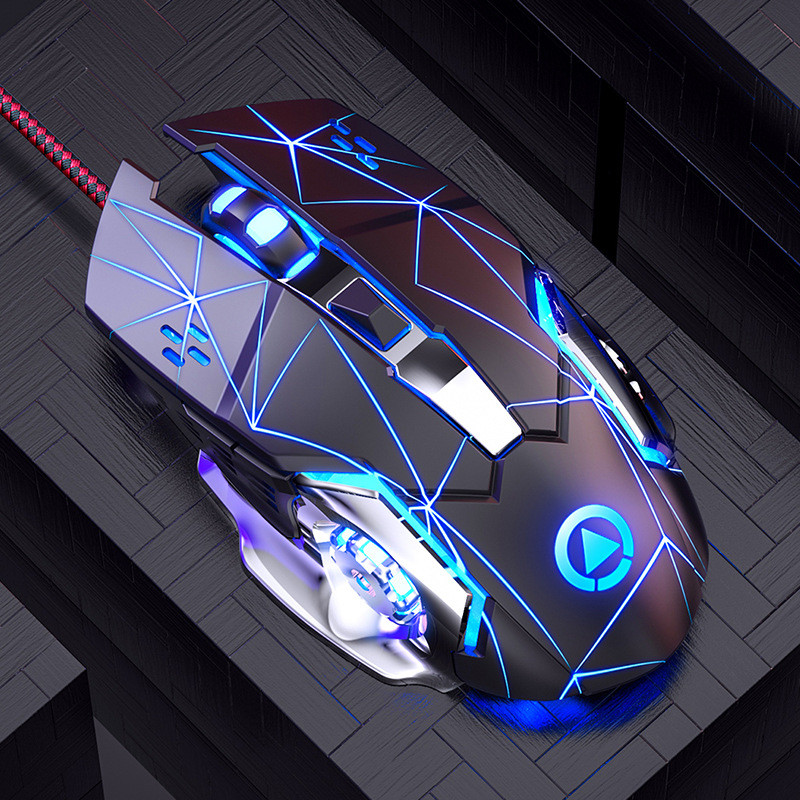 [Estoque pronto] Silver Eagle G15 Jogo Mecânico usb Mouse com Fio Silencioso Mouse Suave Acessórios de Computador WJG