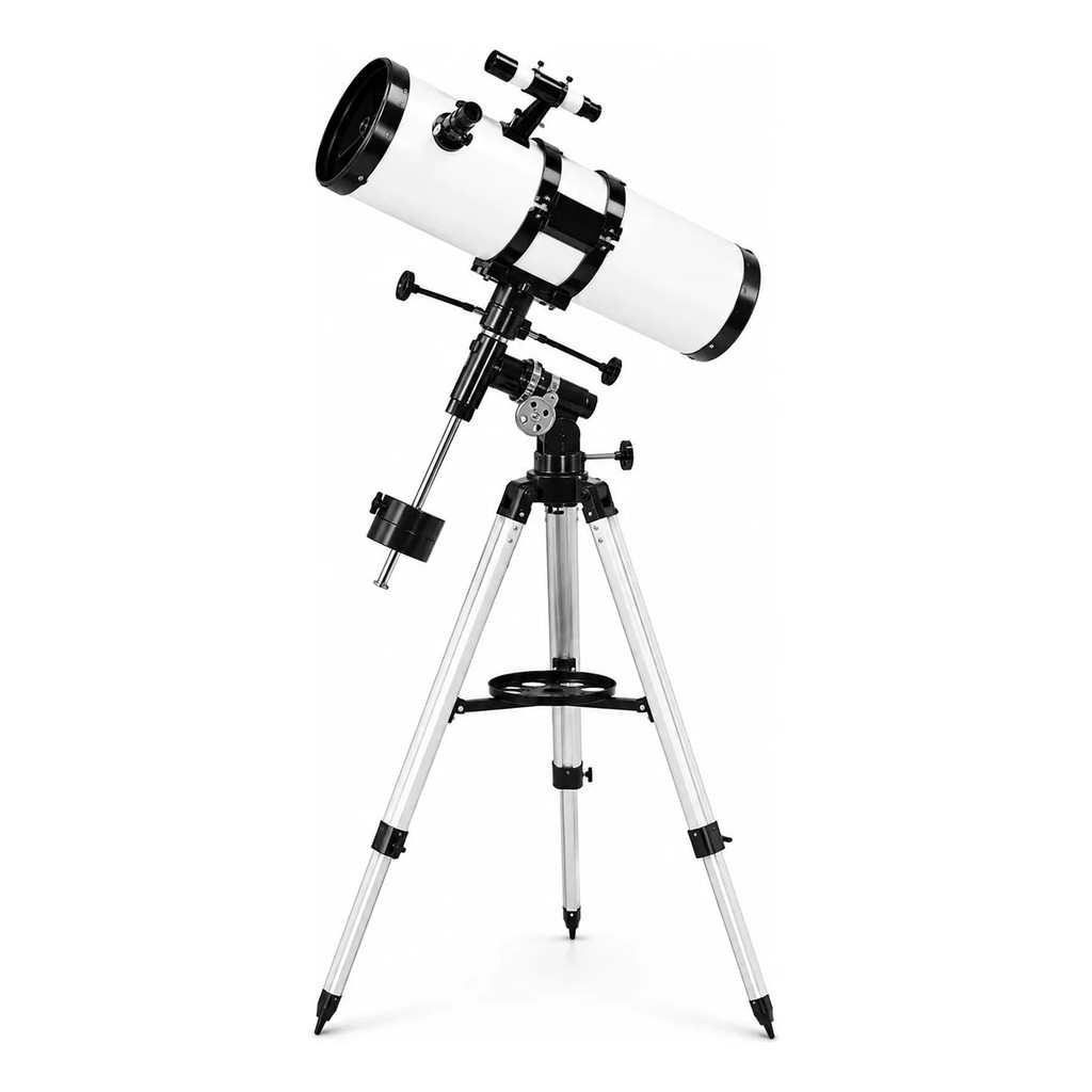 Telescópio Refletor Newtoniano 114mm Com Tripé Equatorial