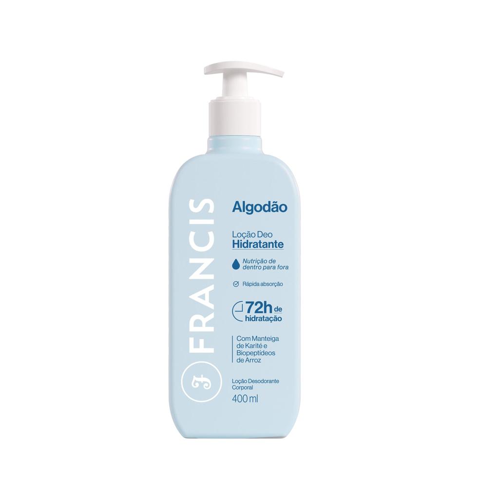 Loção Hidratante Algodão 400ml Francis