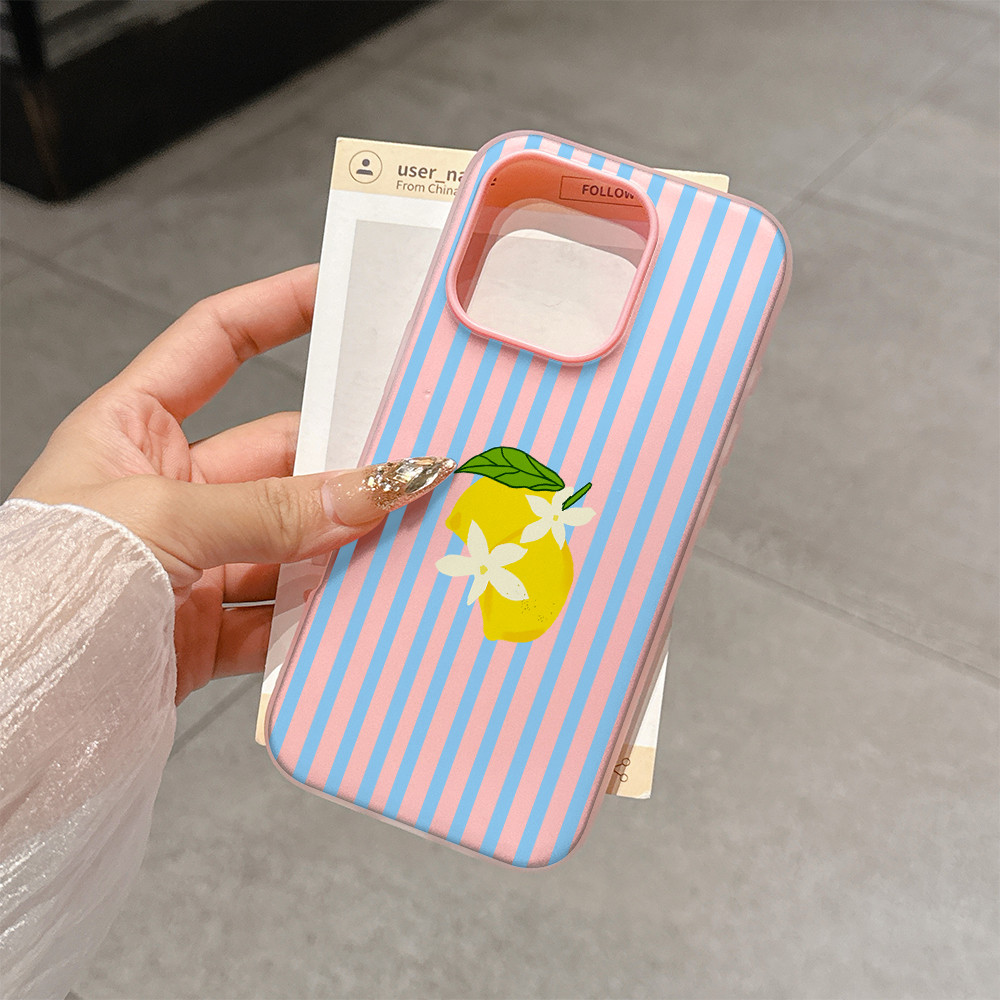 Capa De Celular De Silicone 2 Em 1 Com Listras Azuis Gelatinosa Para Samsung Galaxy A03 A32 A52 A72 A51 A71 A21S A50 A30