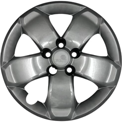 01 Calota Carlota Emblemas Fiat Toro 2017 2018 2019 2020 Roda Aro 16 Prata