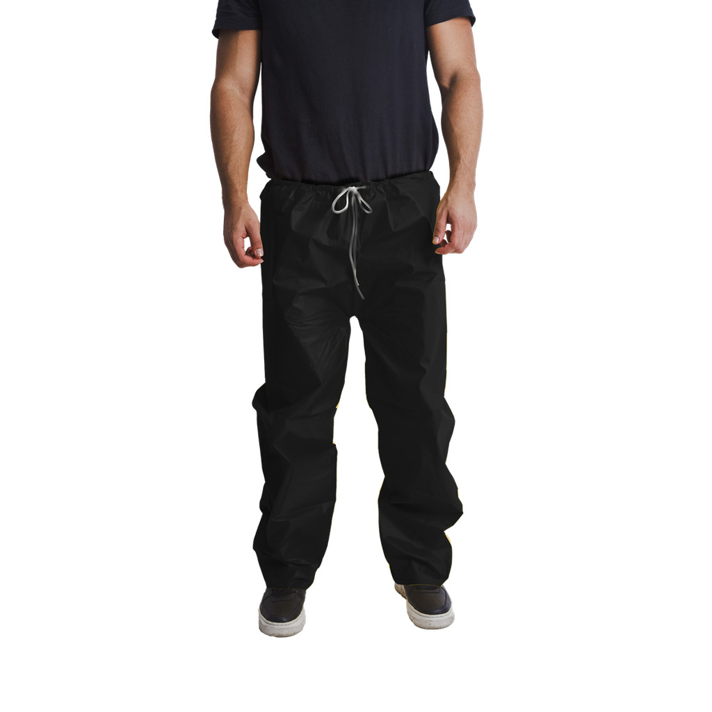 Calça PVC POP Impermeável Forrada Cordão Proteção Segurança