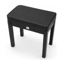 Banco Para Teclado Musical Oscar Stands OS703 Estrutura de Ferro Assento Almofadado Compartimento Interno Dobrável