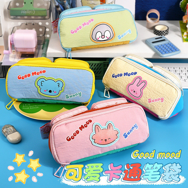 2026 Crazy Animal City Estojo de lápis de grande capacidade Caixa de papelaria para estudantes Bolsa de papelaria multif