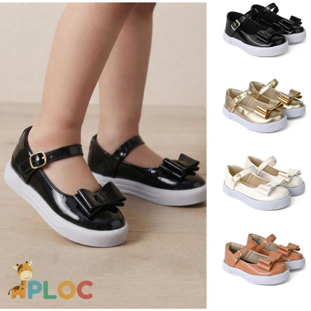 SAPATILHA BONECA VERNIZ 02 INFANTIL MENINA PLOC CONFORTO E ESTILO ANATÔMICO