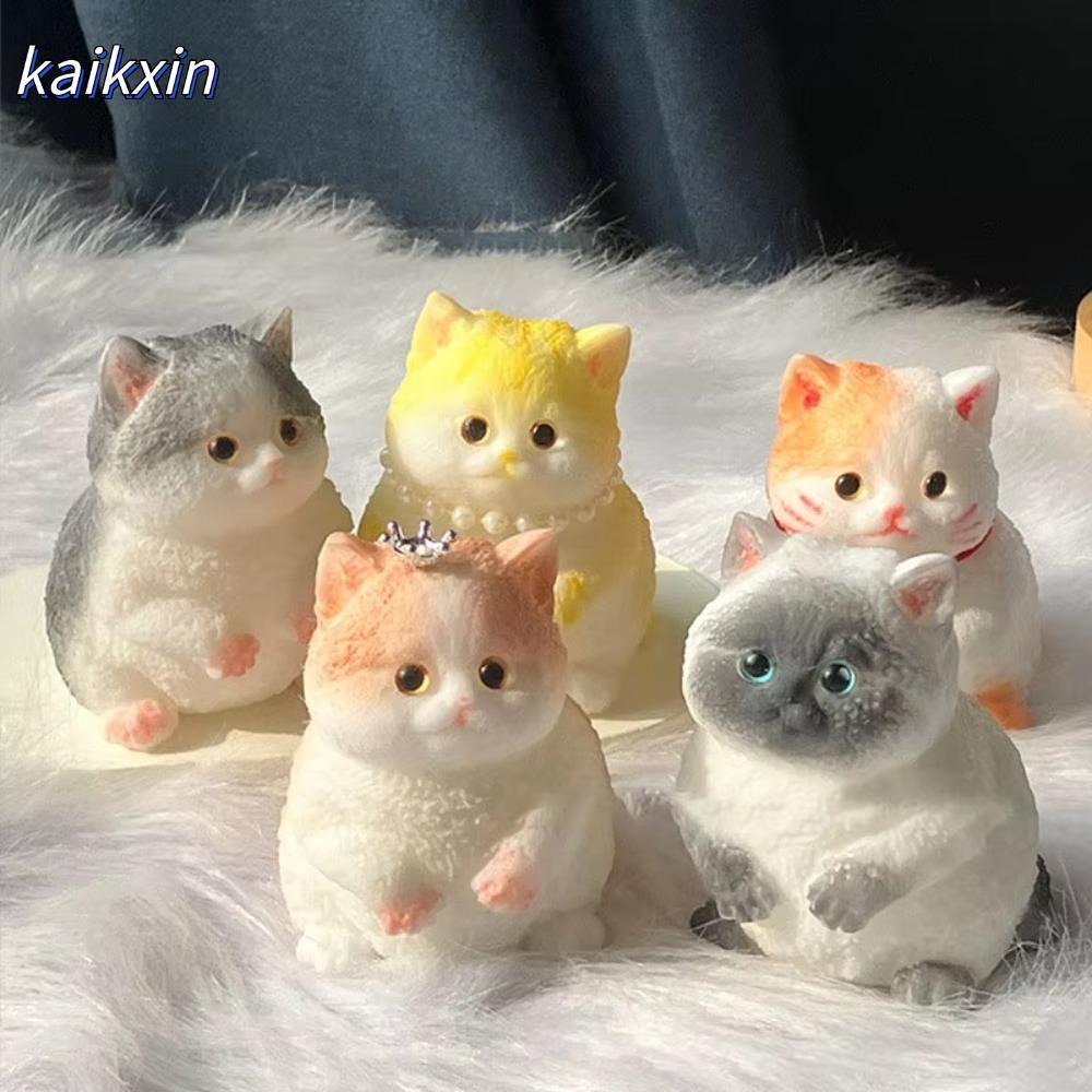Brinquedos Macios Do Aperto Gato De KAIKXIN , Recuperação Lenta Com Brinquedo Alívio Estresse Da Superfície De Flocagem