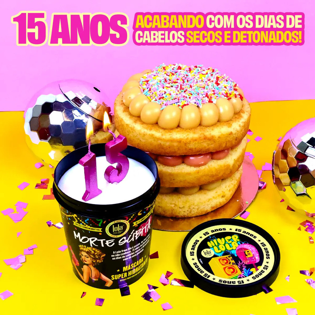 Mascara de Super Hidrataçao Lola Cosmetics Morte Subita 15 Anos 950g · foto 2