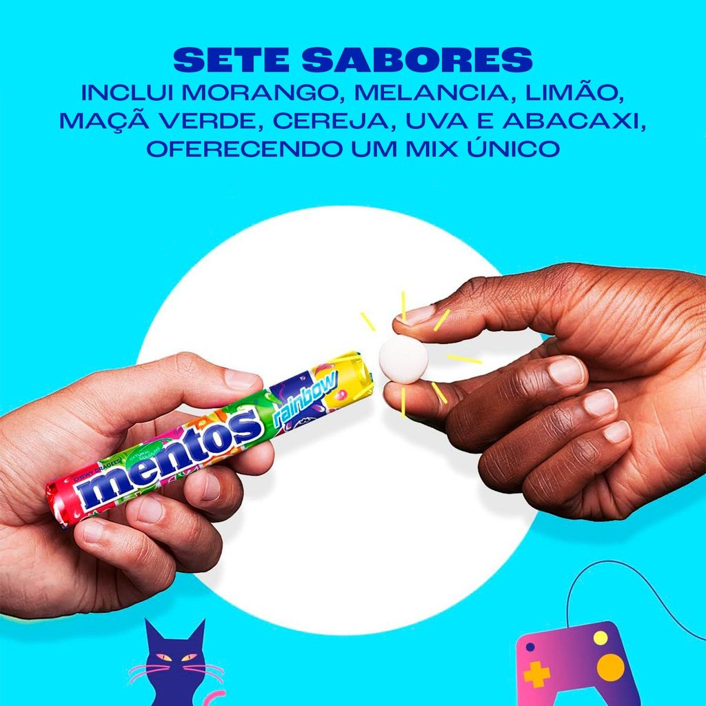 Mentos Stick Rainbow 14P 37.5g · foto 2