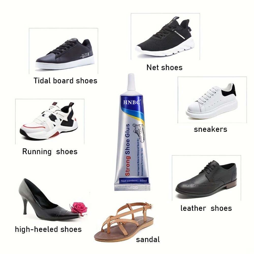 Cola Transparente Para Reparo De Sapatos – Adesivo À Prova D'água Fixação De Solas , Saltos E Bolsas (60ml)