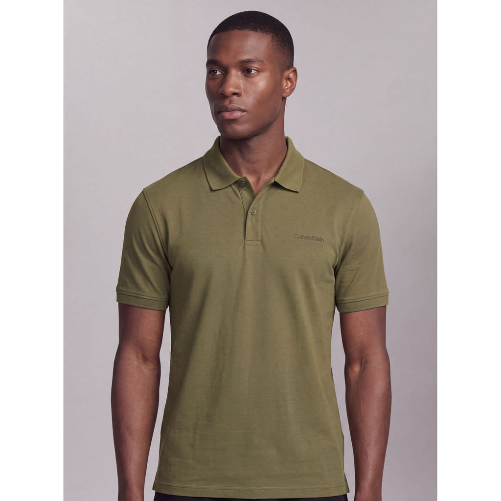 Imagem Polo Masculina Liquid Touch Calvin Klein - Oliva