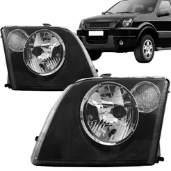 Farol Ecosport 2006 2007 Mascara Negra
