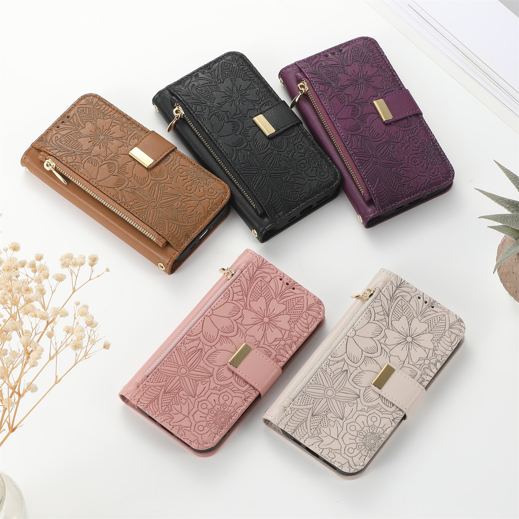 Capa Carteira para Motorola Edge 70 Pro/70 Fusion/60 Pro - Couro Sintético com C