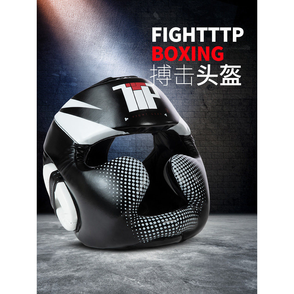 TTP capacete de boxe crianças Taekwondo adulto Sanda headguard Muay Thai treinamento engrossado headguard das mulheres d