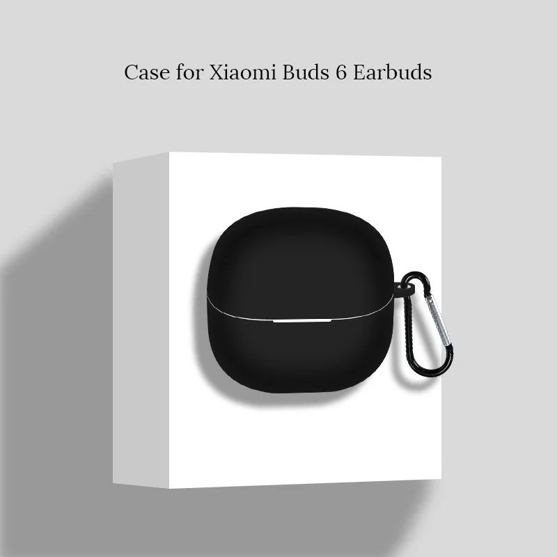 Capa De Silicone Macio Para Xiaomi Buds 6 Fones De Ouvido Buds6 XiaomiBuds6 Sem