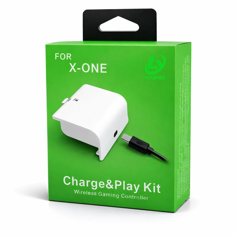 Bat. Para Controle Xbox One S Fat Branca Recarregável/ Pronta Entrega.