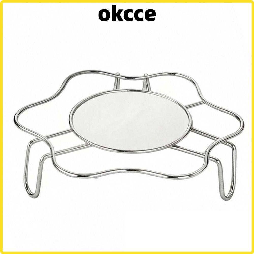 Bandeja De Ovo Cozido OKCCE , Rack De Aço Inoxidável Para Vaporizador De Ovos De 4.5 Cm De Altura Armazenamento Estável 