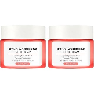 Hidratante para Pescoço com Retinol e Tripéptidos, Infundido com Palmitoil Tripeptídeo, Aumenta a Hidratação da Su