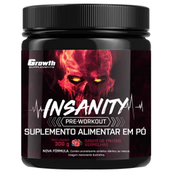 Pré-treino Insanity 300g Growth Supplements