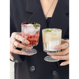 Copo de água ins copo de coquetel feminino taça de alto valor ligeiramente bêbado copo de vinho tinto suco bebida copo d