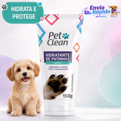 Hidratante De Patinhas Cachorro E Gatos Coxin Patas Pet Clean 150g