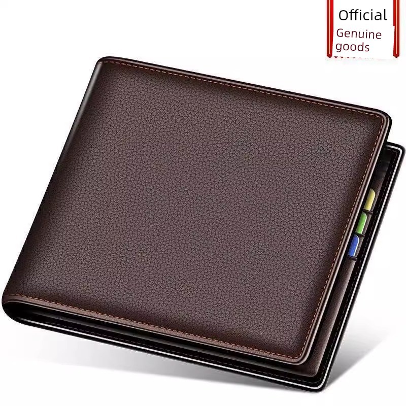carteira masculina carteira masculina com ziper Carteira genuína masculina textura de couro genuíno carteira masculina e