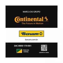 Jogo 4 Pneus Barum by Continental Aro 15 Bravuris 5HM 205/60R15 91H