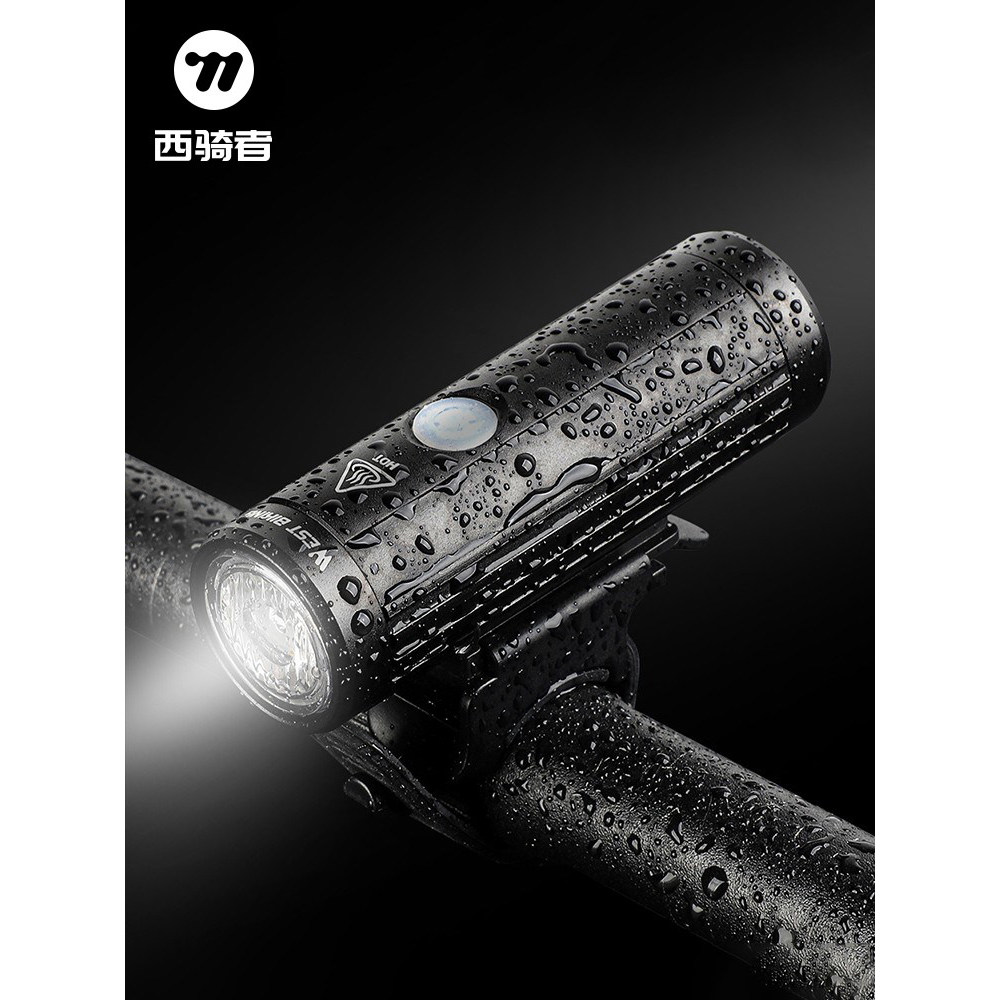 Western Rider luz da bicicleta noite equitação lanterna carregamento USB portátil Mountain Bike farol acessórios equitaç