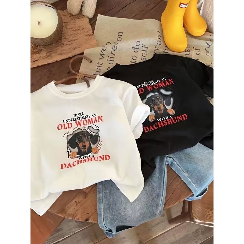 100% algodão meninos verão camiseta 2026 novo estilo solto versão coreana impressão dos desenhos animados crianças de ma