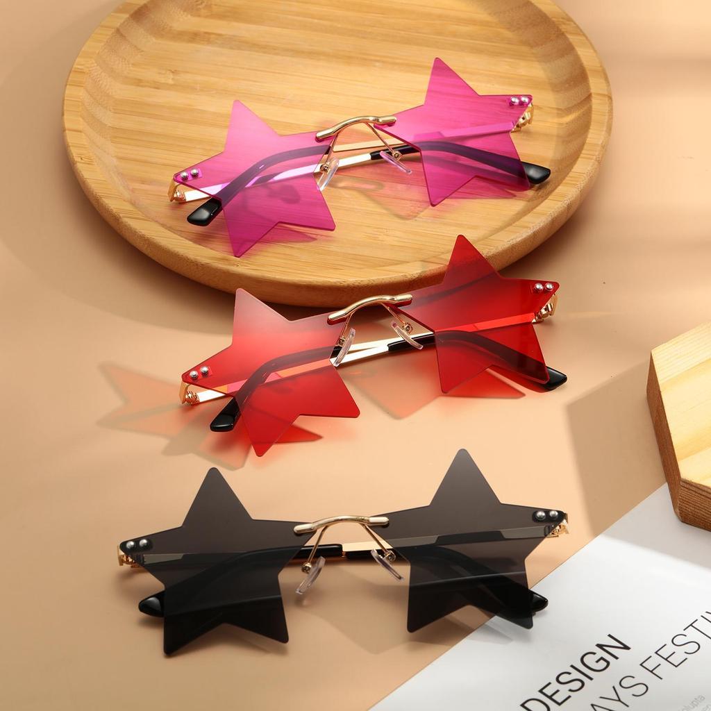 SUBEI Star Shape Engraçado Para Mulheres E Homens Óculos De Sol Fofos