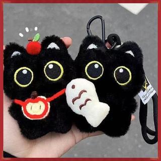 Chaveiro De Boneca De Pelúcia De Gato Preto , Bolsa De Ombro , Cachecol , Presente De Carro Com Câmera