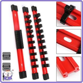 1 Unidade Organizador De Soquete , 1/4 " 3/8 " 1/2 " Suporte De Trilho Parede Chave