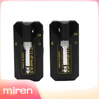 Miren.br Alomejor Sistema de guitarra sem fio 5,8 GHz 48K 24 bits receptor transmissor de som sem perdas com 5,5 ms de