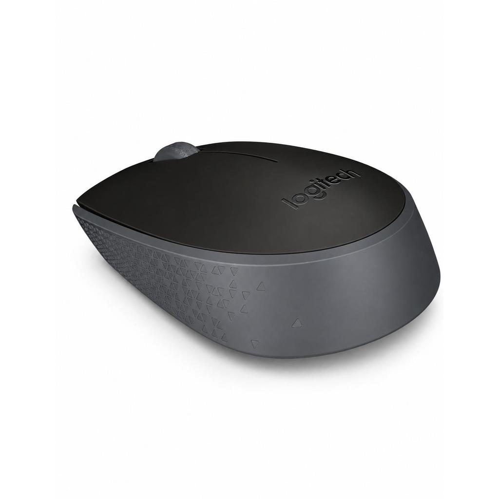 Mouse Sem Fio Logitech M170 Compacto Óptico 1000 DPI Receptor Nano USB Ambidestro Preto