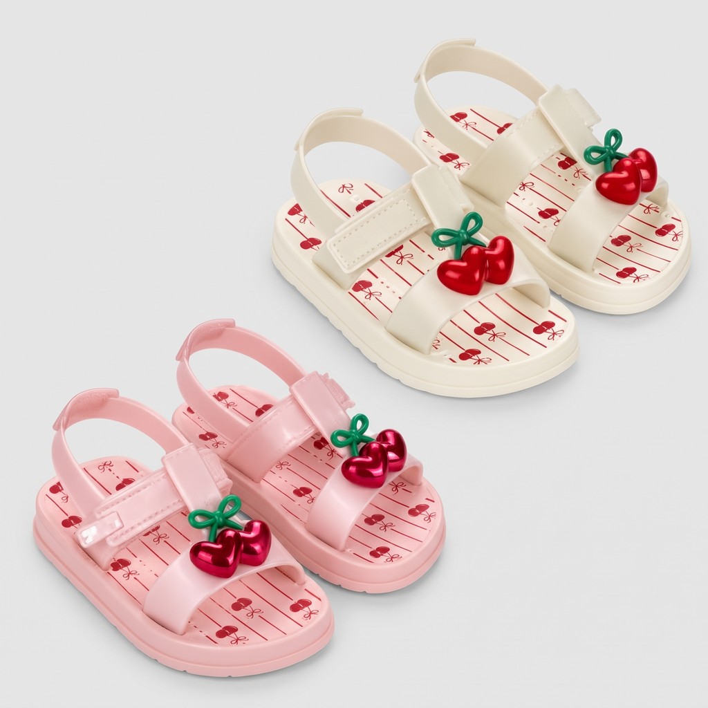 Sandália Infantil Menina Ipanema Little Joy Sand Baby Cereja Original